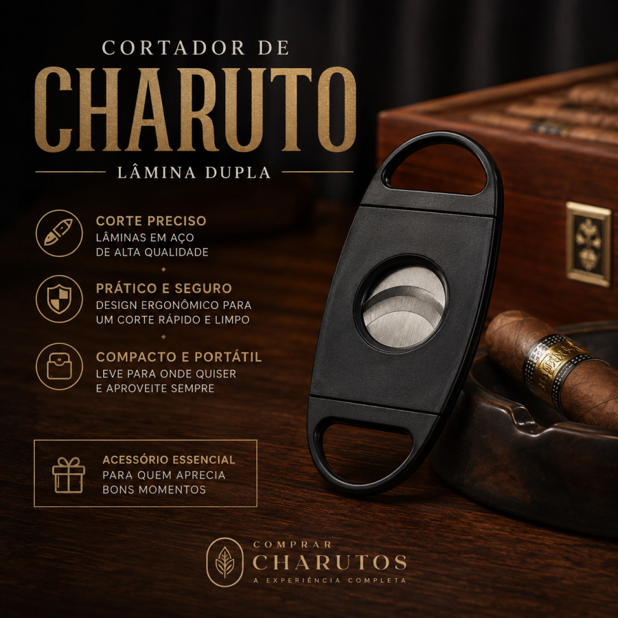 Cortador de Charuto Lâmina Dupla em Trancoso, Bahia